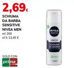Basko Schiuma da barba sensitive NIVEA MEN offerta