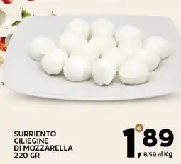 Extra Supermercati Surriento ciliegine di mozzarella offerta