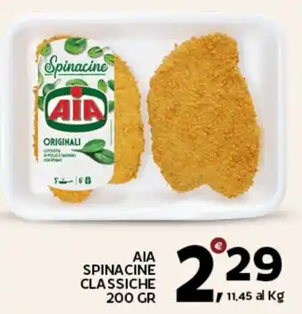 Extra Supermercati Aia spinacine classiche offerta