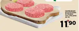 Extra Supermercati Hamburger di scottona di filiera 100% italiana offerta