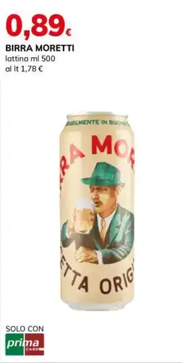 Basko Birra MORETTI offerta