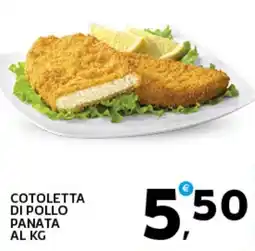Extra Supermercati Cotoletta di pollo panata offerta