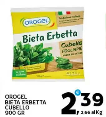 Extra Supermercati Orogel bieta erbetta cubello offerta
