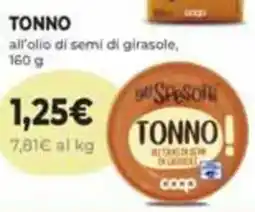 Coop Superstore Tonno all'olio di semi di girasole offerta