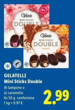 Lidl GELATELLI Mini Sticks Double offerta