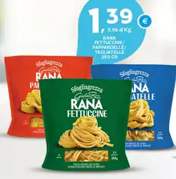 Extra Supermercati Rana fettuccine/ pappardelle/ tagliatelle offerta