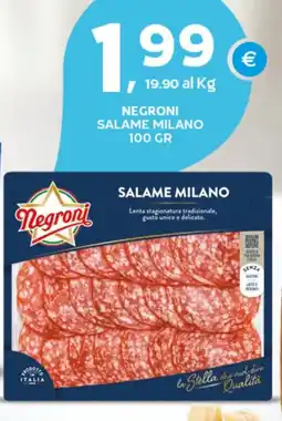 Extra Supermercati Negroni salame milano offerta