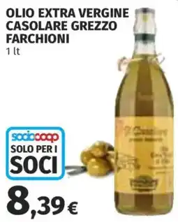 Coop Superstore Olio extra vergine casolare grezzo FARCHIONI offerta