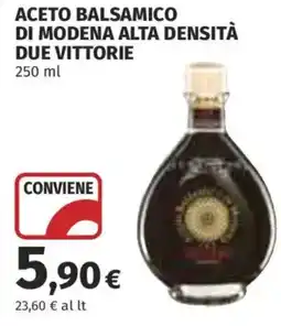 Coop Superstore Aceto balsamico di modena alta densità DUE VITTORIE offerta