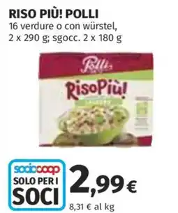 Coop Superstore Riso più! POLLI offerta