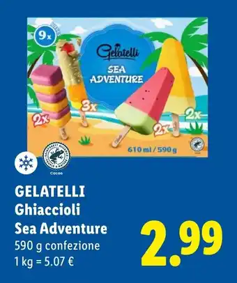 GELATELLI Ghiaccioli Sea Adventure