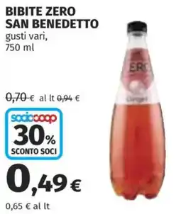 Coop Superstore Bibite zero SAN BENEDETTO offerta