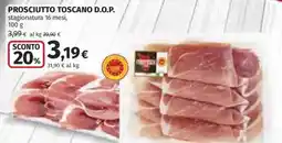 Coop Superstore Prosciutto toscano D.O.P. offerta