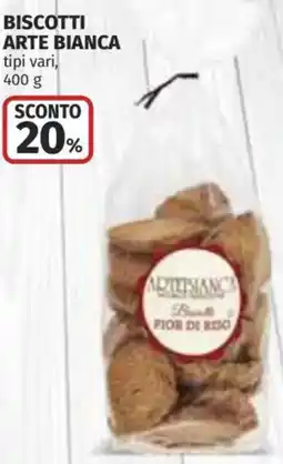 Coop Superstore Biscotti ARTE BIANCA offerta