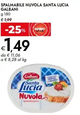 Bennet Spalmabile nuvola santa lucia GALBANI offerta
