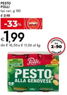 Bennet Pesto POLLI offerta