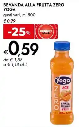 Bennet Bevanda alla frutta zero YOGA offerta