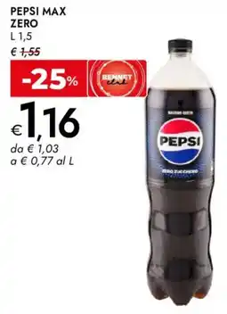 Bennet Pepsi max zero offerta