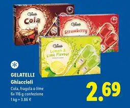 Lidl GELATELLI Ghiaccioli offerta