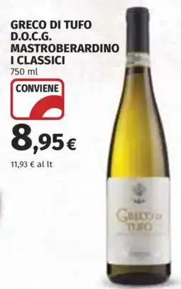 Coop Superstore Greco di tufo d.o.c.g. mastroberardino i classici offerta