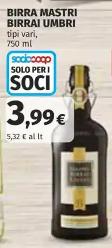 Coop Superstore Birra MASTRI BIRRAI UMBRI offerta