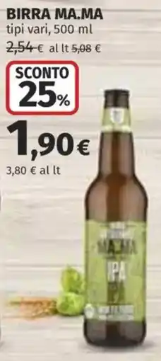 Coop Superstore Birra MA.MA offerta