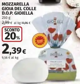 Coop Superstore Mozzarella gioia del colle D.O.P. GIOIELLA offerta