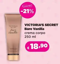 Acqua & Sapone VICTORIA'S SECRET Bare Vanilla crema corpo offerta