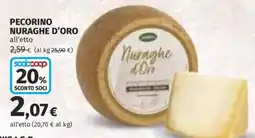 Coop Superstore Pecorino NURAGHE D'ORO offerta