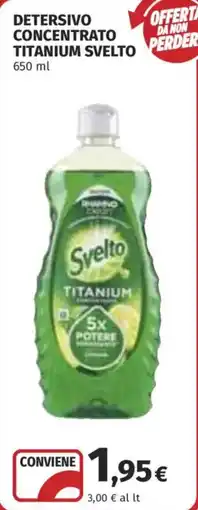 Coop Superstore Detersivo concentrato titanium SVELTO offerta