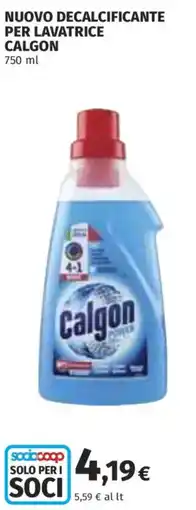 Coop Superstore Nuovo decalcificante per lavatrice CALGON offerta