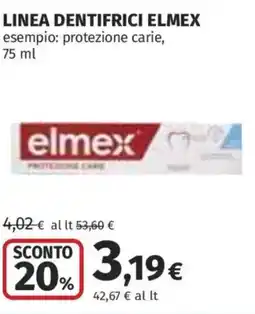 Coop Superstore Linea dentifrici ELMEX offerta