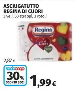 Coop Superstore Asciugatutto REGINA DI CUORI offerta