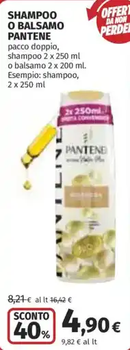 Coop Superstore Shampoo o balsamo PANTENE offerta