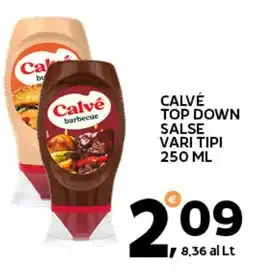 Extra Supermercati Calvé top down salse offerta