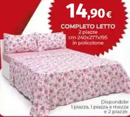Coop Superstore Completo letto offerta