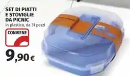 Coop Superstore Set di piatti e stoviglie da picnic offerta