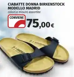 Coop Superstore Ciabatte donna birkenstock modello madrid offerta