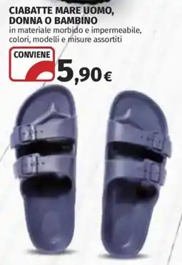 Coop Superstore Ciabatte mare uomo, donna o bambino offerta