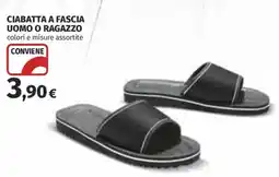 Coop Superstore Ciabatta a fascia uomo o ragazzo offerta