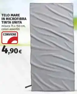 Coop Superstore Telo mare in microfibra tinta unita offerta