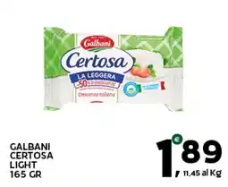 Extra Supermercati Galbani certosa light offerta