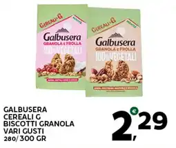 Extra Supermercati Galbusera cereali g biscotti granola offerta