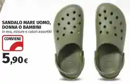 Coop Superstore Sandalo mare uomo, donna o bambini offerta
