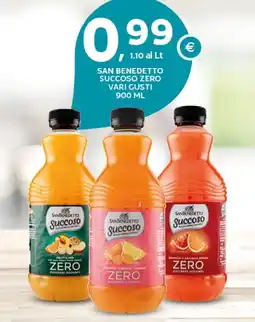 Extra Supermercati San benedetto succoso zero offerta