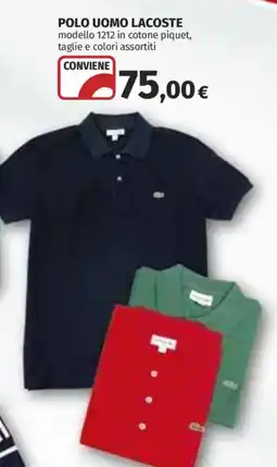Coop Superstore Polo uomo LACOSTE offerta