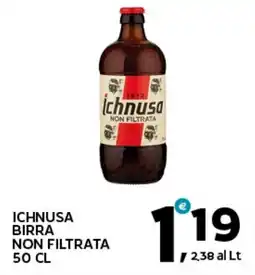 Extra Supermercati Ichnusa birra non filtrata offerta