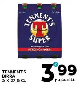Extra Supermercati Tennents birra offerta