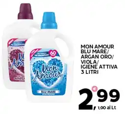 Extra Supermercati Mon amour blu mare/ argan oro/ viola/ igiene attiva offerta