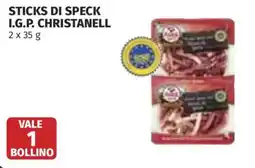Coop Superstore Sticks di speck I.G.P. CHRISTANELL offerta